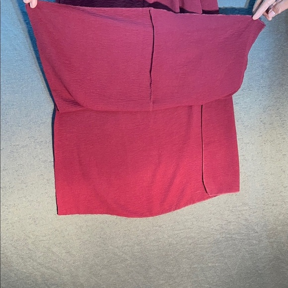 See You Monday Red Spaghetti Strap Slip Midi Dress - Picture 8 of 9